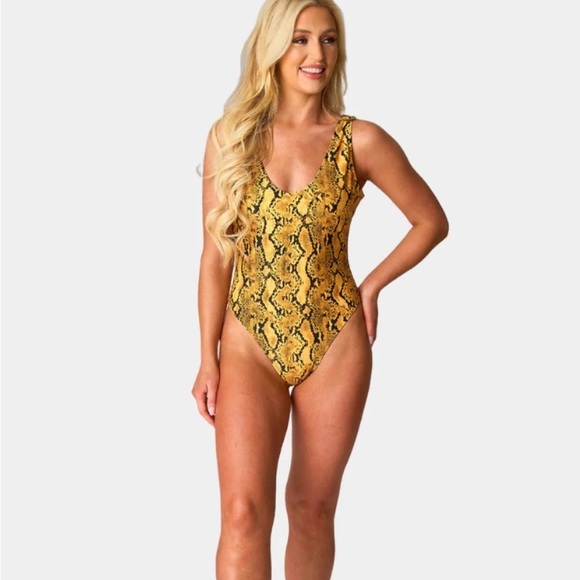 Buddy Love | Bondi One-Piece Swimsuit - Snake Charmer small Swimwear - Picture 2 of 4